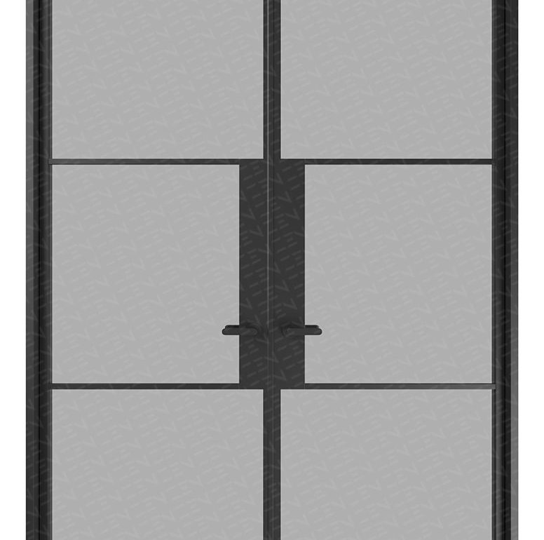 Zen 3Lite Internal Steel Frame Glass Double Doors – Right Hand ...
