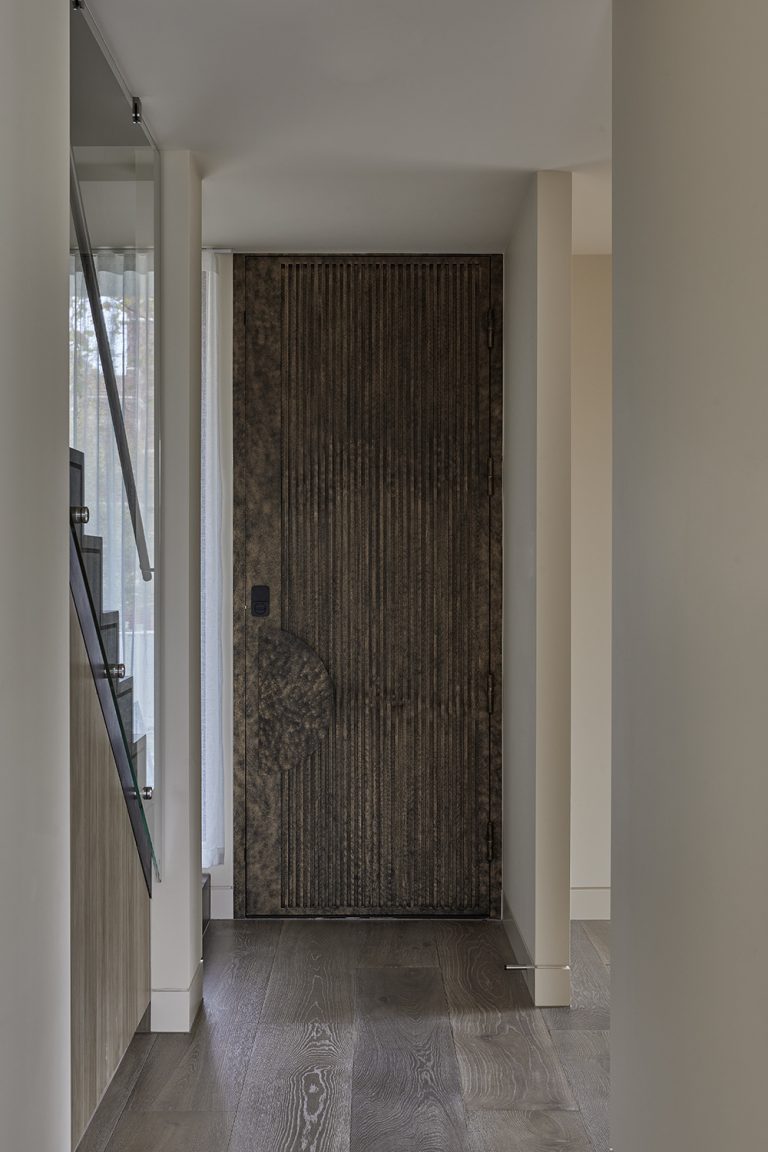 Zen Doors Iron Batten Hinge Entry Doors - Galvanised - Zen Doors & Windows