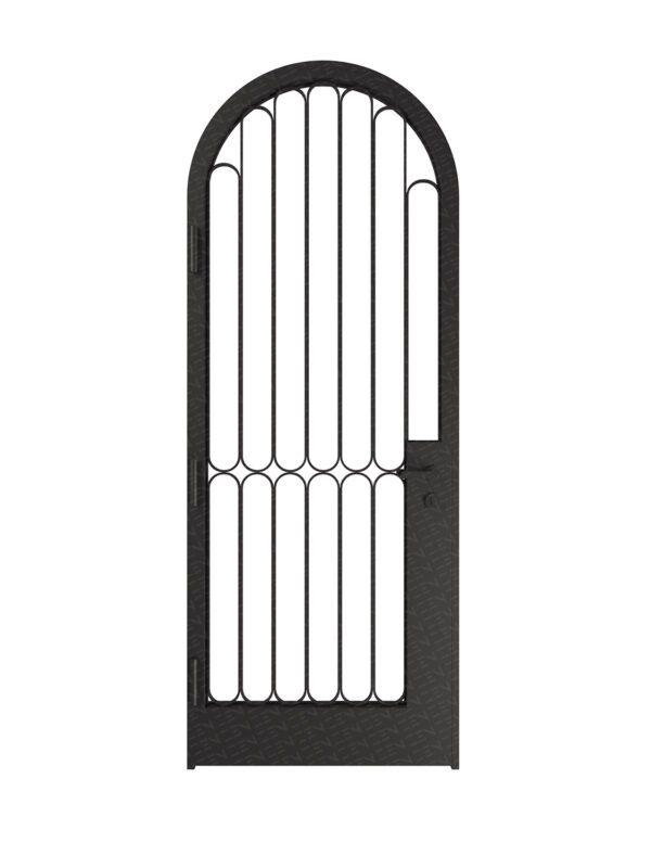 Arch Steel Frame Hinge Gates - Galvanised FPS50 Profile